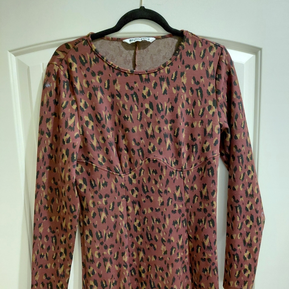 Walter Baker Shaina Dress in Dali Leopard Knit (Best Fits A Size Sm) - Picture 5 of 5